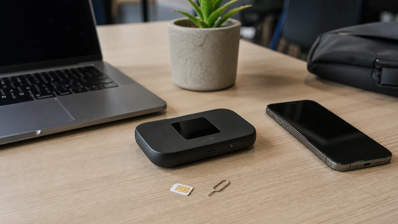 boîtier Wi-Fi nomade et carte SIM à vérifier avant utilisation