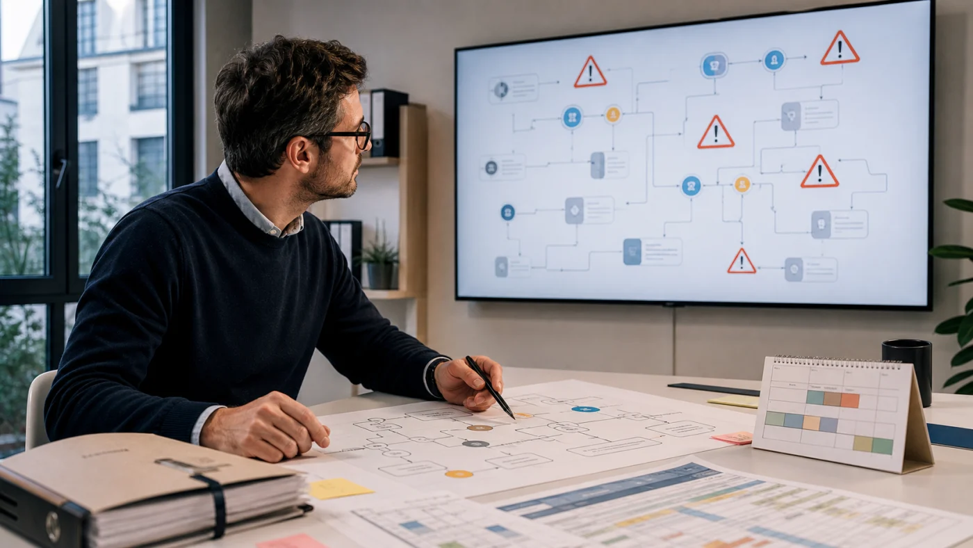 Pilotage des risques d’un projet ERP en agence