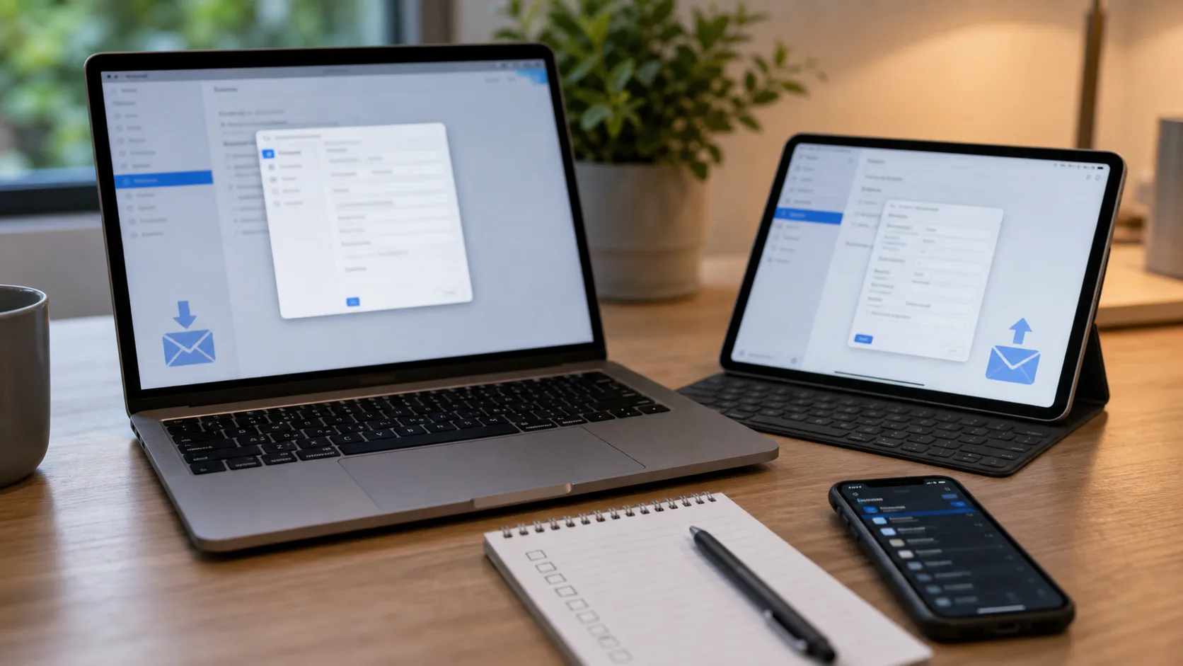 configuration floutee d un compte e-mail dans un client de messagerie