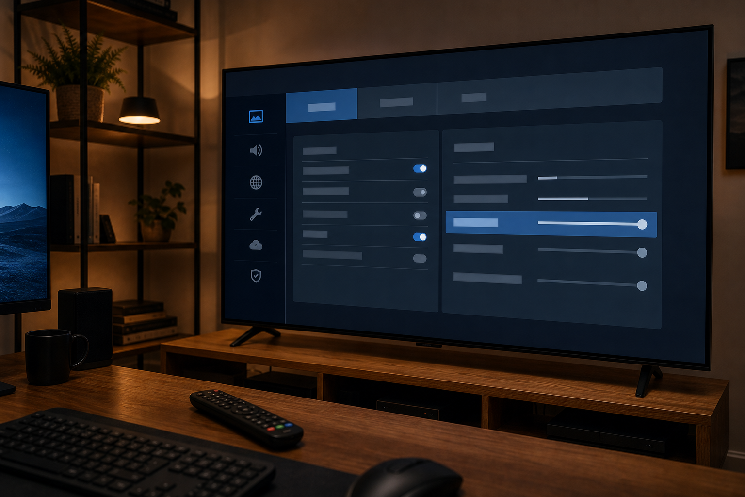 Réglages TV pour mode PC et faible latence