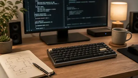 poste développeur avec terminal pour écrire des conditions Bash