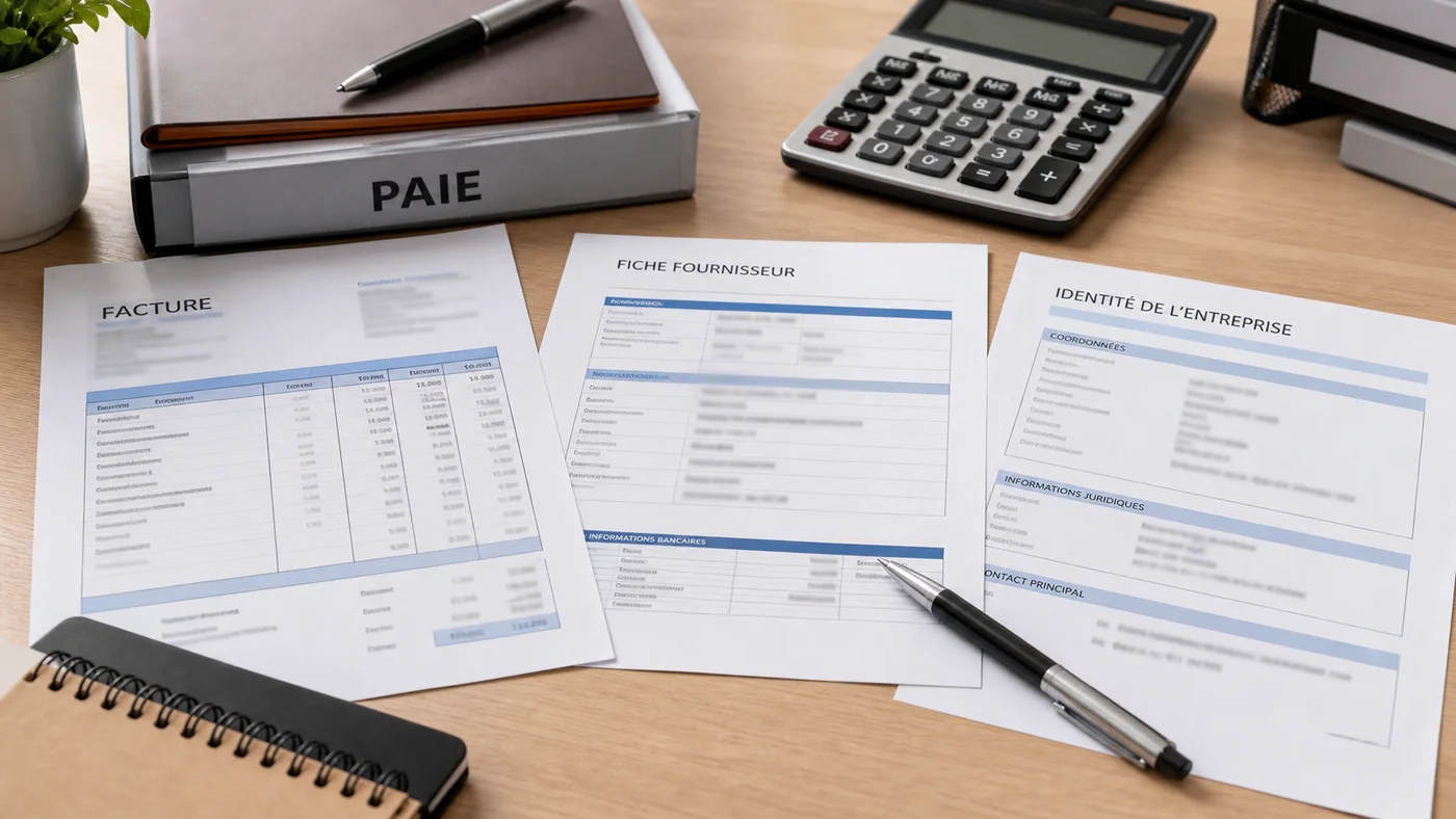 documents professionnels et formulaires d entreprise avec champs d identifiants