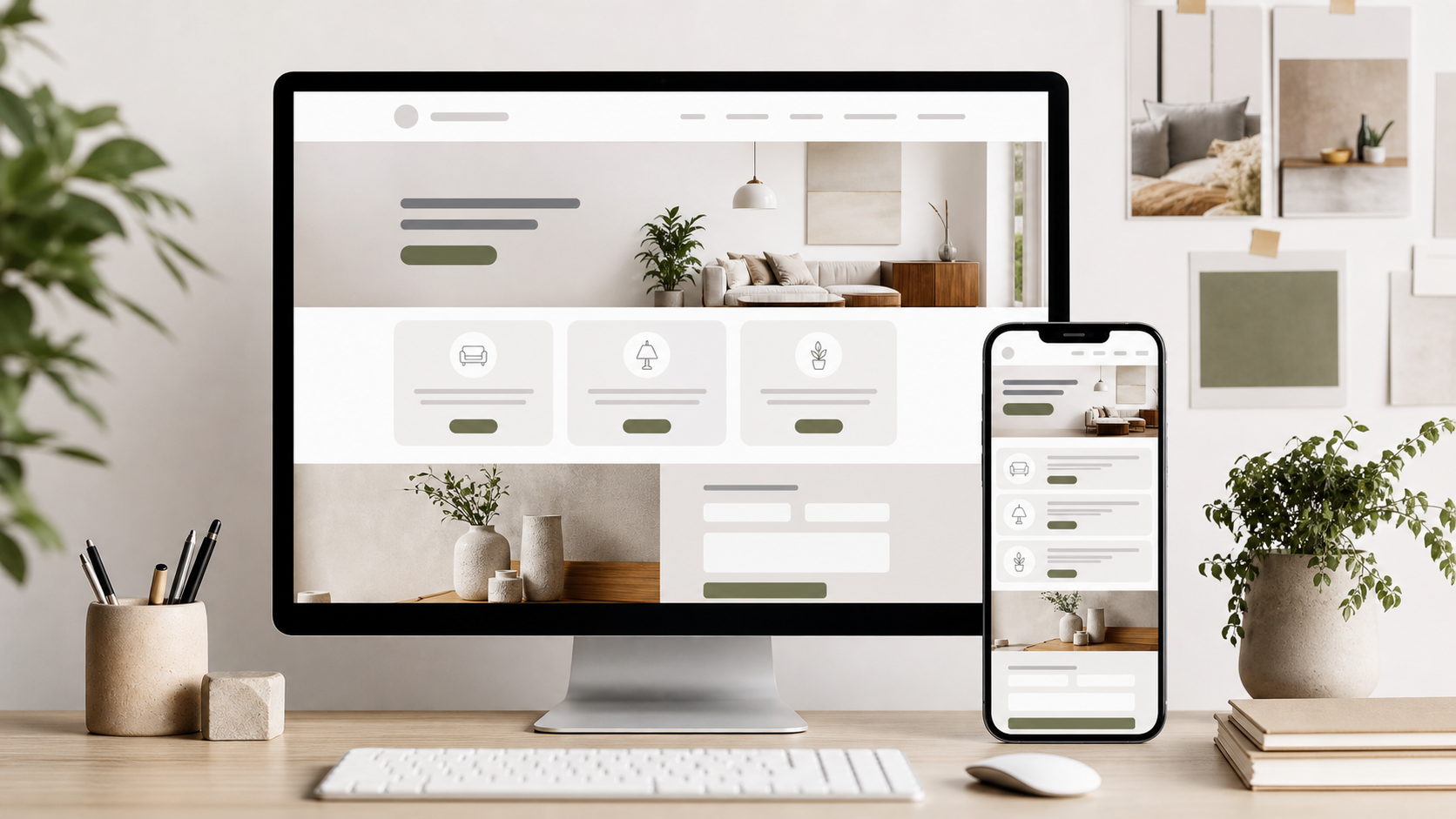 Aperçu responsive d’un thème WordPress gratuit pour site vitrine de PME